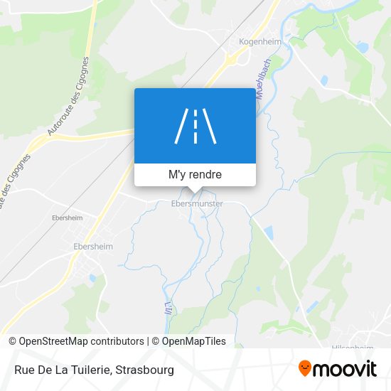 Rue De La Tuilerie plan