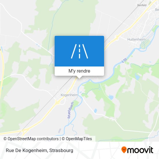 Rue De Kogenheim plan