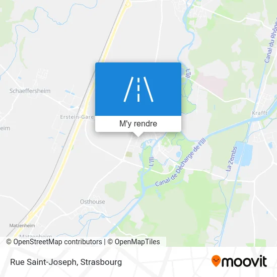 Rue Saint-Joseph plan