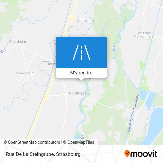 Rue De La Steingrube plan