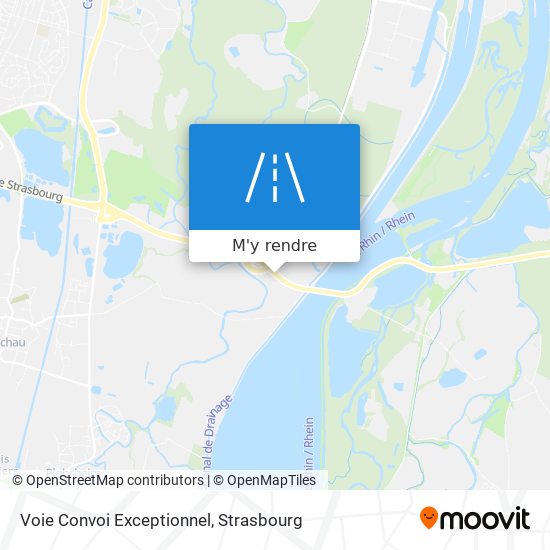 Voie Convoi Exceptionnel plan