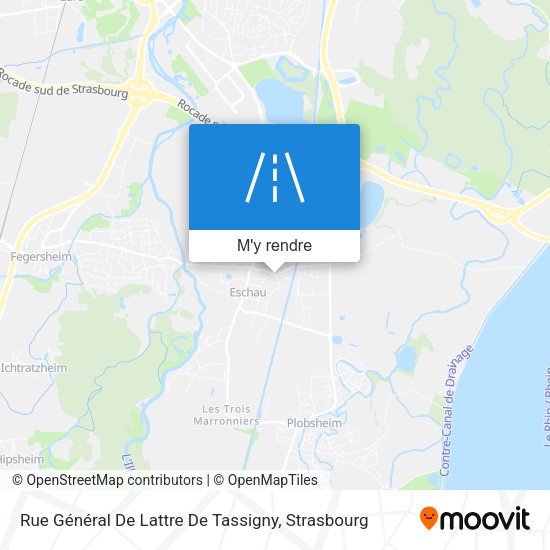 Rue Général De Lattre De Tassigny plan