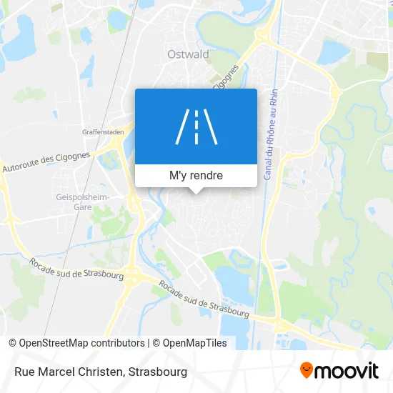 Rue Marcel Christen plan