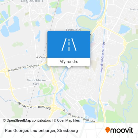 Rue Georges Laufenburger plan