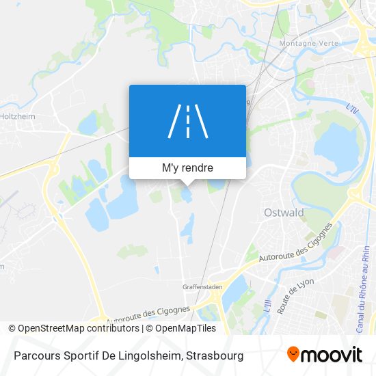 Parcours Sportif De Lingolsheim plan