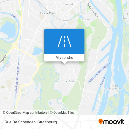 Rue De Schengen plan