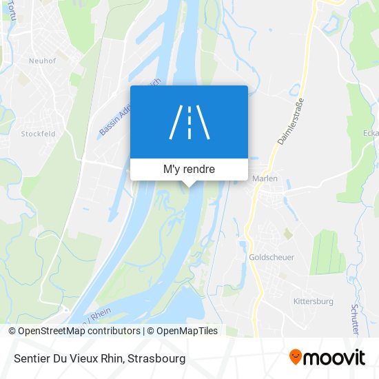 Sentier Du Vieux Rhin plan