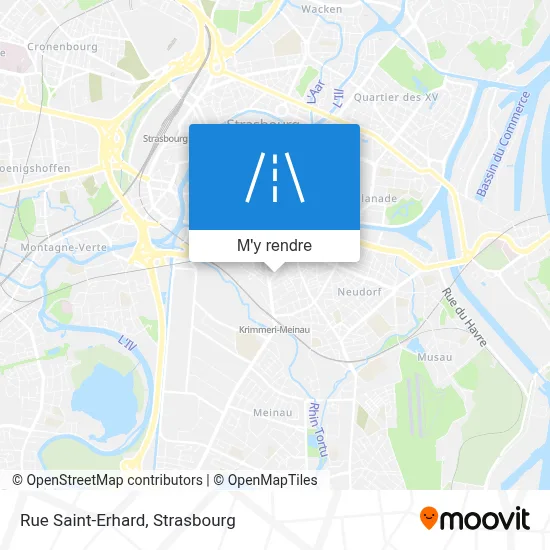 Rue Saint-Erhard plan