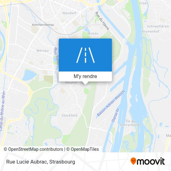 Rue Lucie Aubrac plan