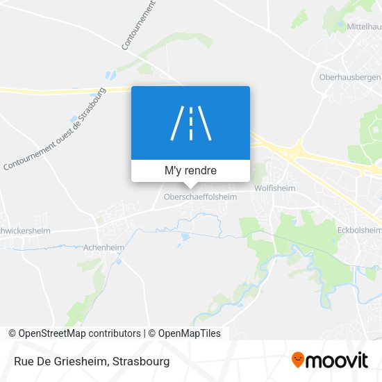 Rue De Griesheim plan