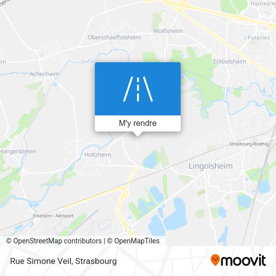 Rue Simone Veil plan