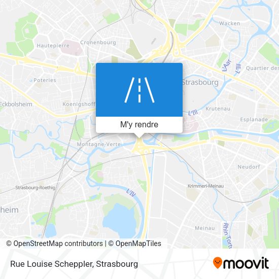 Rue Louise Scheppler plan