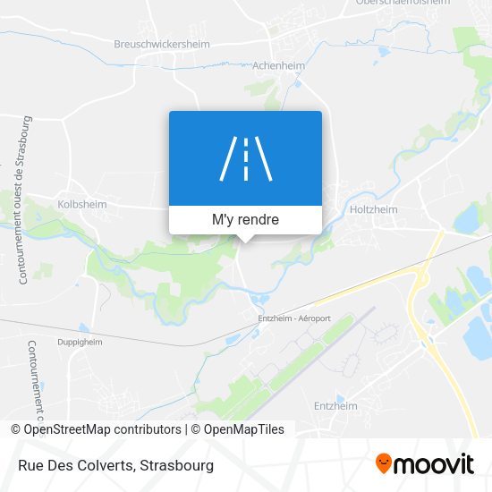 Rue Des Colverts plan