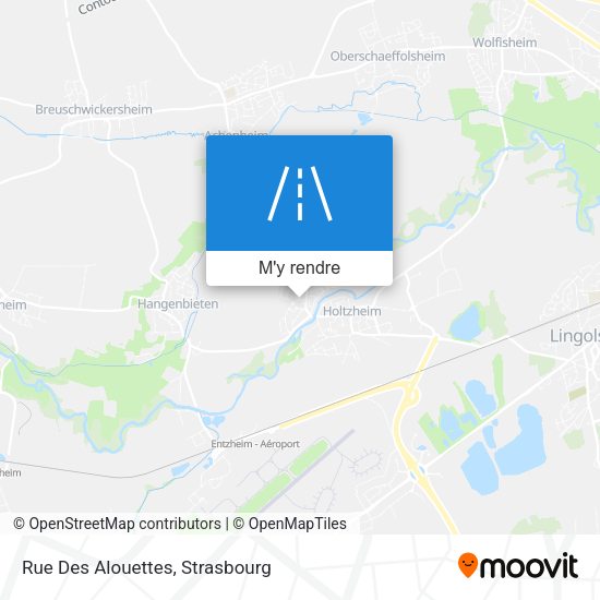 Rue Des Alouettes plan