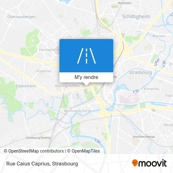 Rue Caius Caprius plan