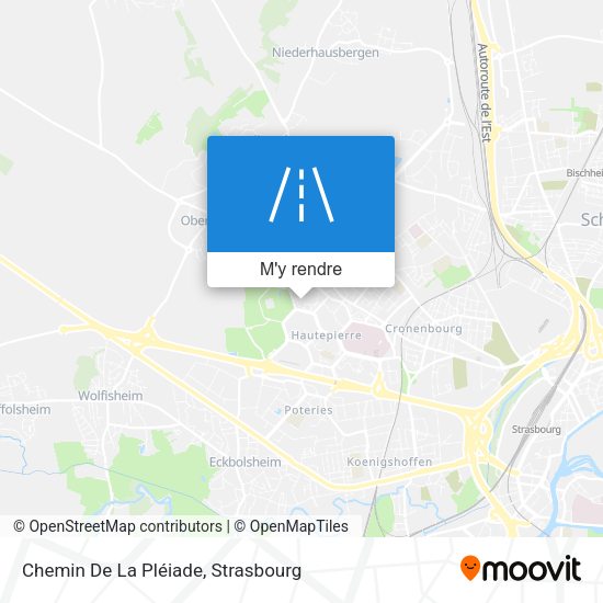 Chemin De La Pléiade plan