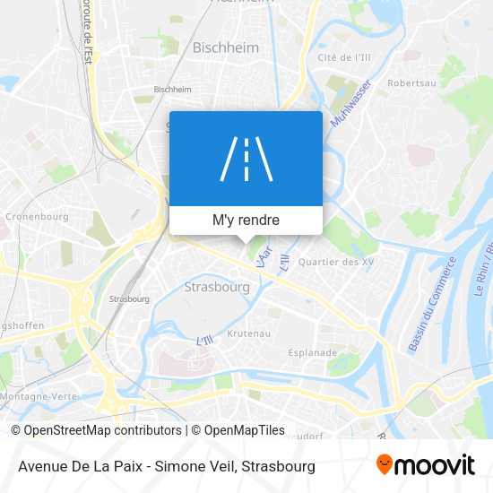 Avenue De La Paix - Simone Veil plan