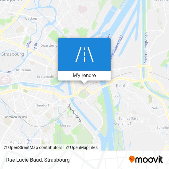 Rue Lucie Baud plan