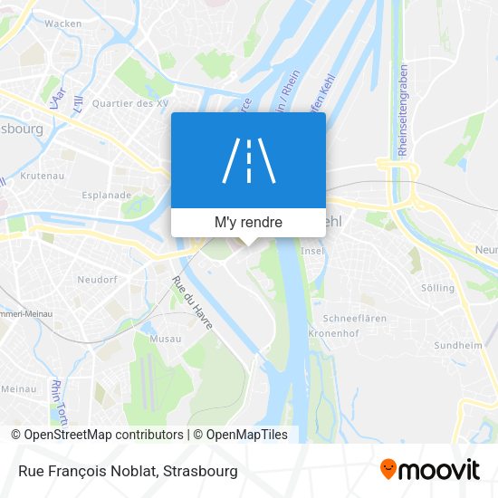 Rue François Noblat plan