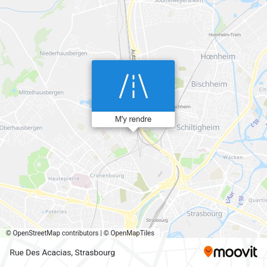 Rue Des Acacias plan