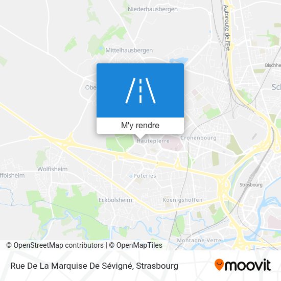 Rue De La Marquise De Sévigné plan