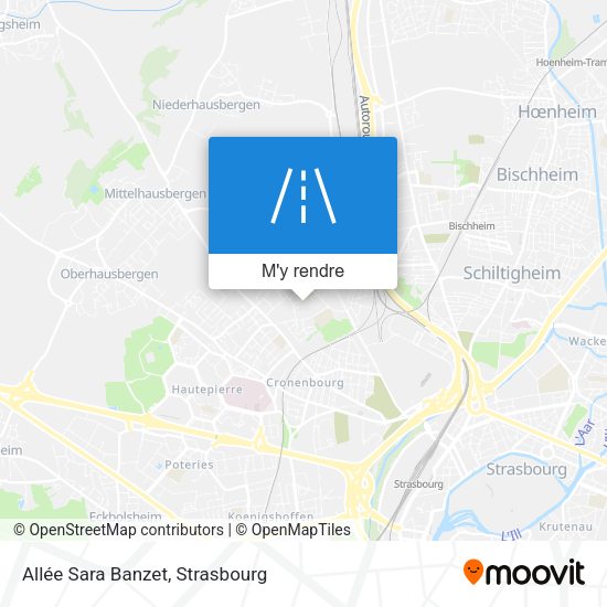 Allée Sara Banzet plan