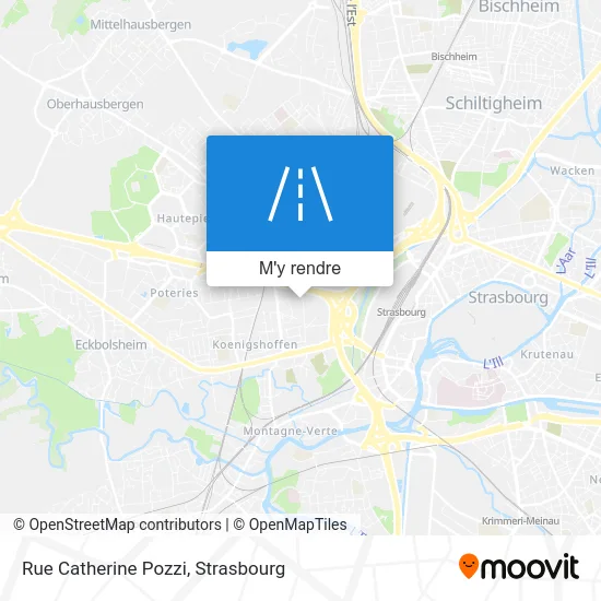 Rue Catherine Pozzi plan