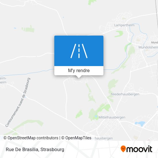 Rue De Brasilia plan