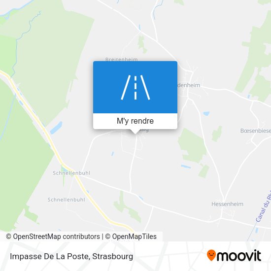 Impasse De La Poste plan