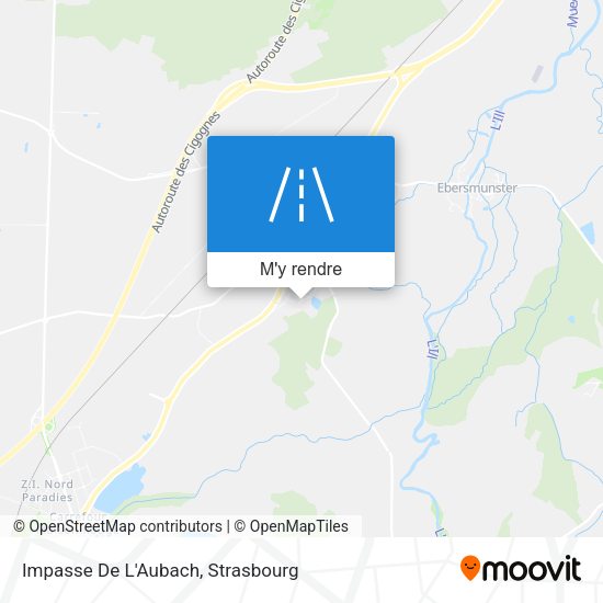 Impasse De L'Aubach plan