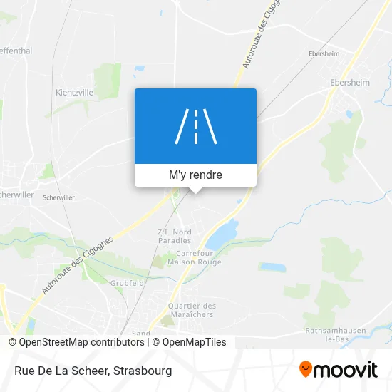 Rue De La Scheer plan