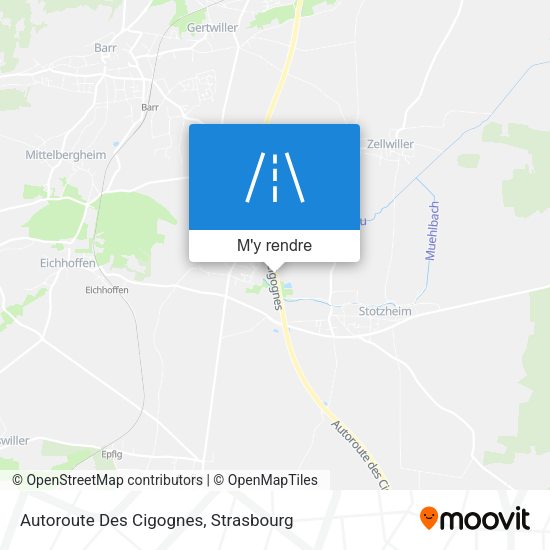 Autoroute Des Cigognes plan