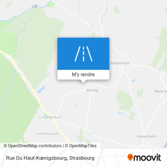 Rue Du Haut-Kœnigsbourg plan