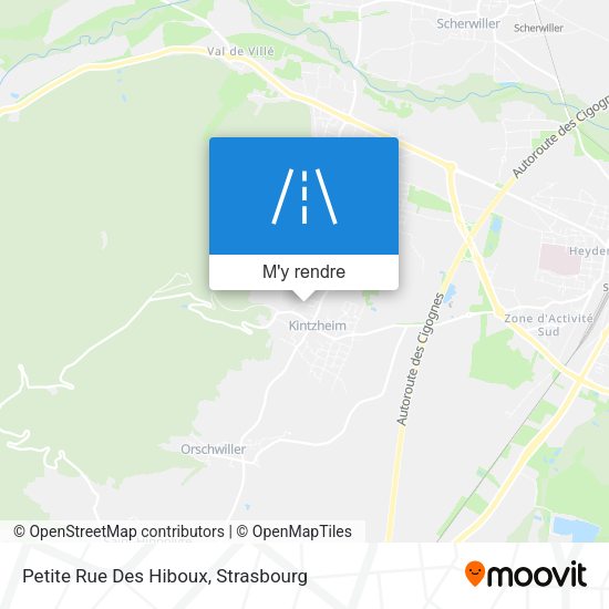 Petite Rue Des Hiboux plan