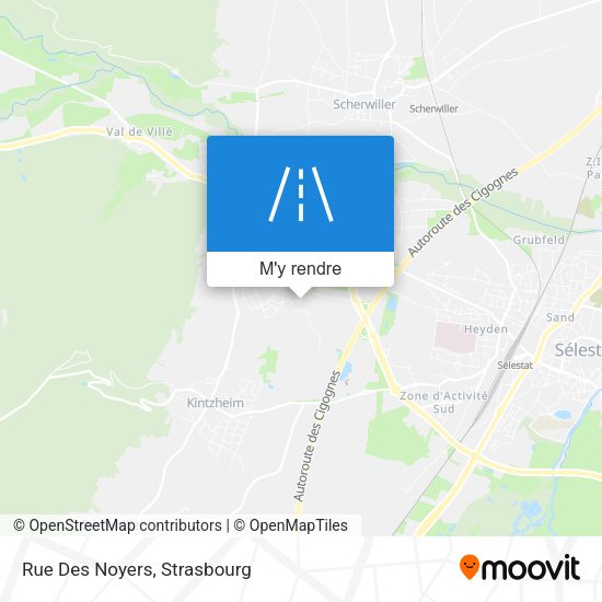 Rue Des Noyers plan