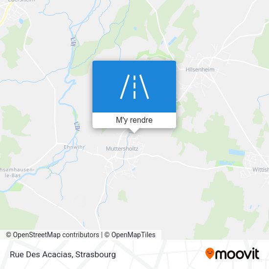 Rue Des Acacias plan