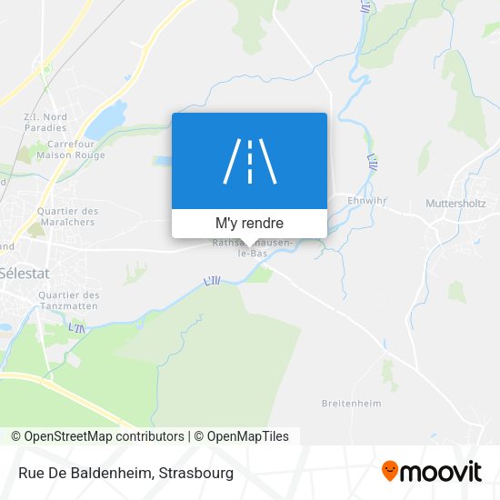 Rue De Baldenheim plan