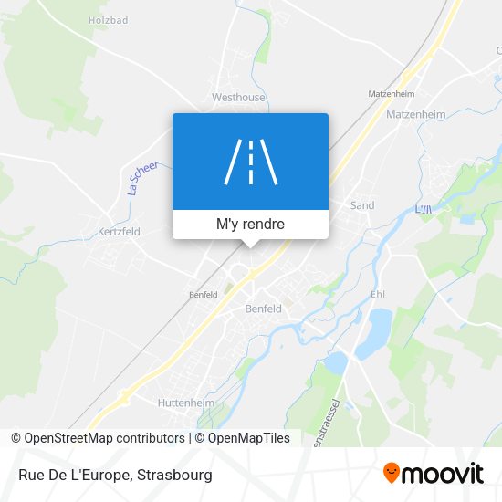 Rue De L'Europe plan