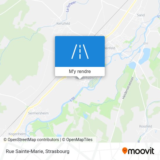 Rue Sainte-Marie plan