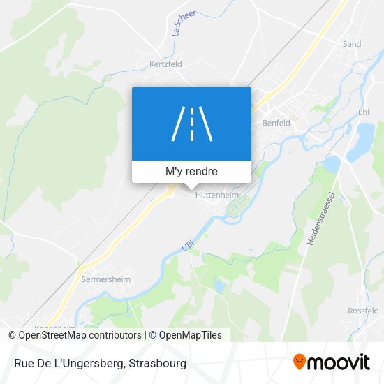 Rue De L'Ungersberg plan