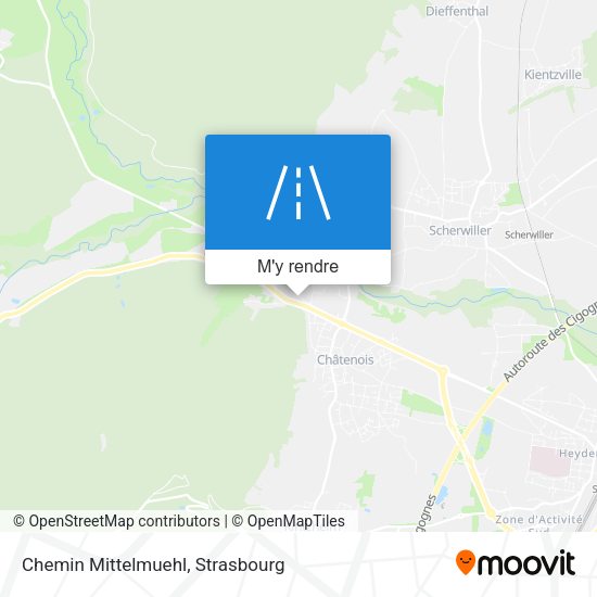 Chemin Mittelmuehl plan