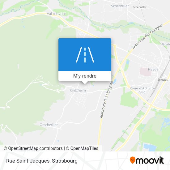 Rue Saint-Jacques plan