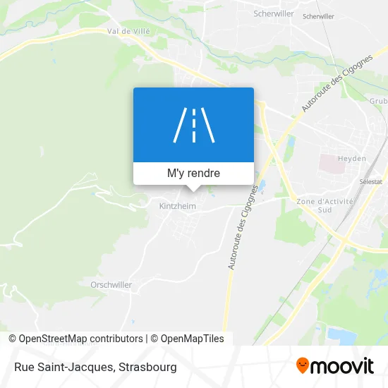 Rue Saint-Jacques plan