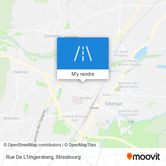 Rue De L'Ungersberg plan