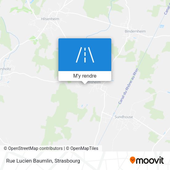 Rue Lucien Baumlin plan
