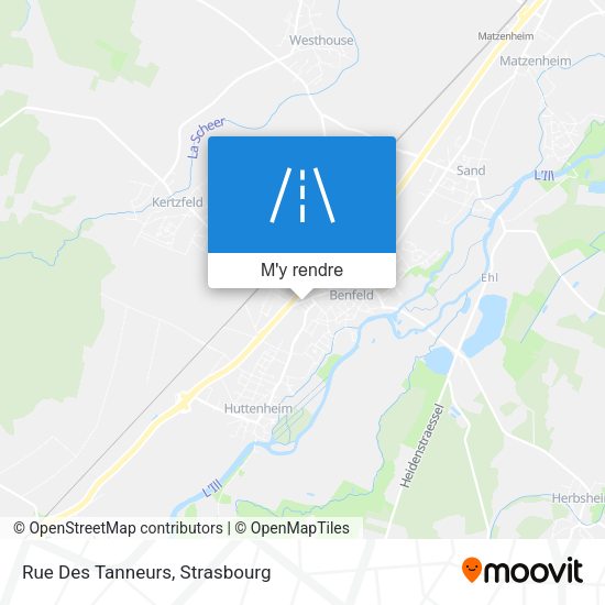 Rue Des Tanneurs plan