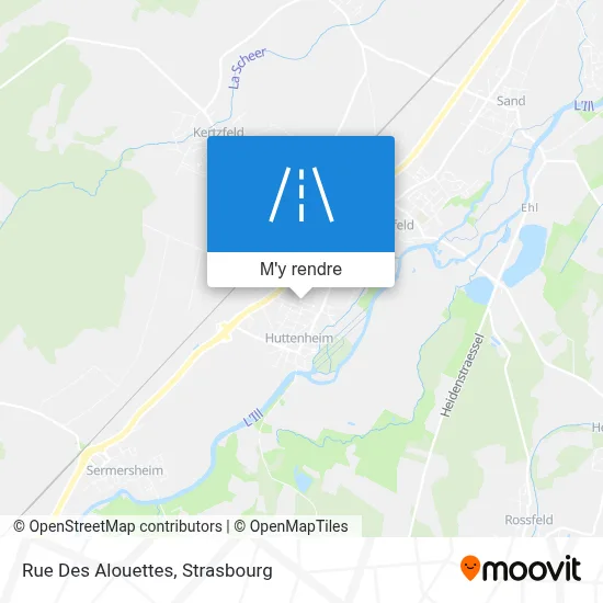 Rue Des Alouettes plan