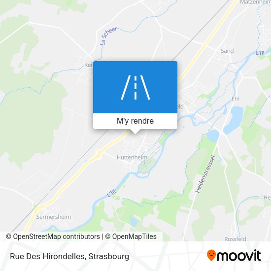 Rue Des Hirondelles plan