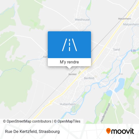 Rue De Kertzfeld plan
