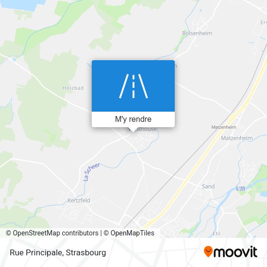 Rue Principale plan